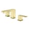 Kibi Cube Bathroom Sink 8 Widespread Faucet with Drain Assembly, Brushed Gold KBF1024BG - alternate 1